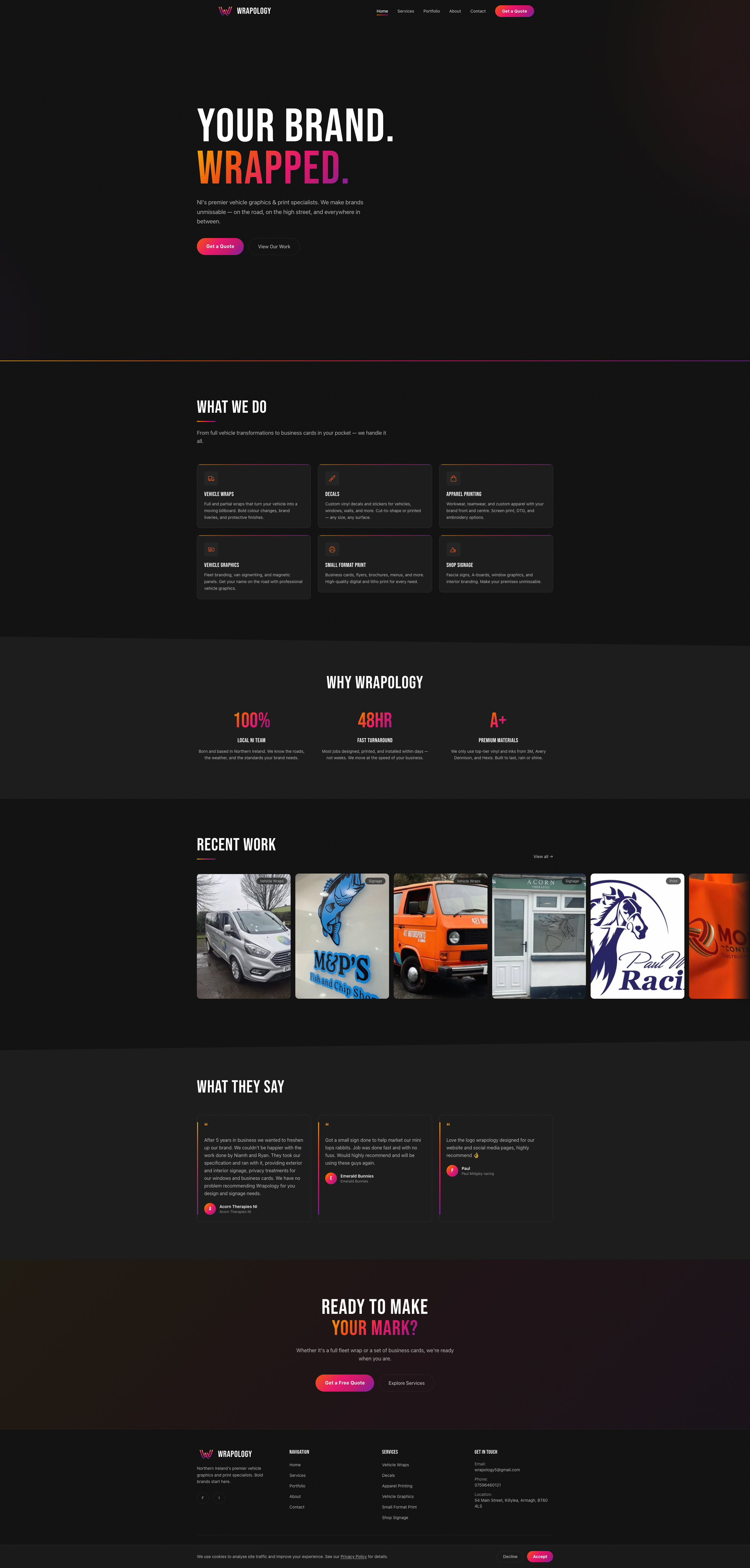 Wrapology - after redesign